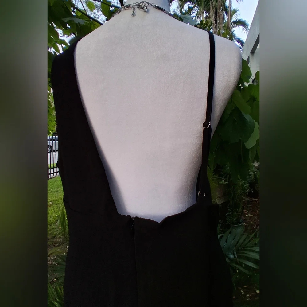 🔥LULUS SEXY Black Evening Dress Size XL Mint Condition - Picture 12 of 14